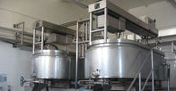 1000L/1500LSUS304 industrial cheese making machine with heating, cooling jacket and agitator for white cheese 500g size