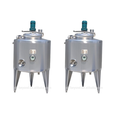 Factory price sanitary food liquid water storing vessel customized drum jacketed insulated stainless steel storage tank