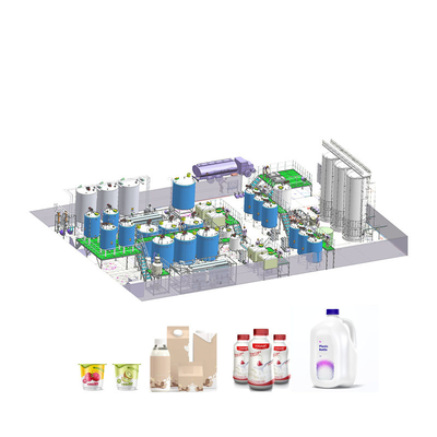 Commercial Customized Dairy Processing Line Milk Processing And Packaging Machine