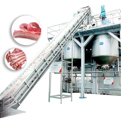 Van de het Vleesverwerking van de hoge drukweerstand de Machine Automatische Controle die onophoudelijk voeden